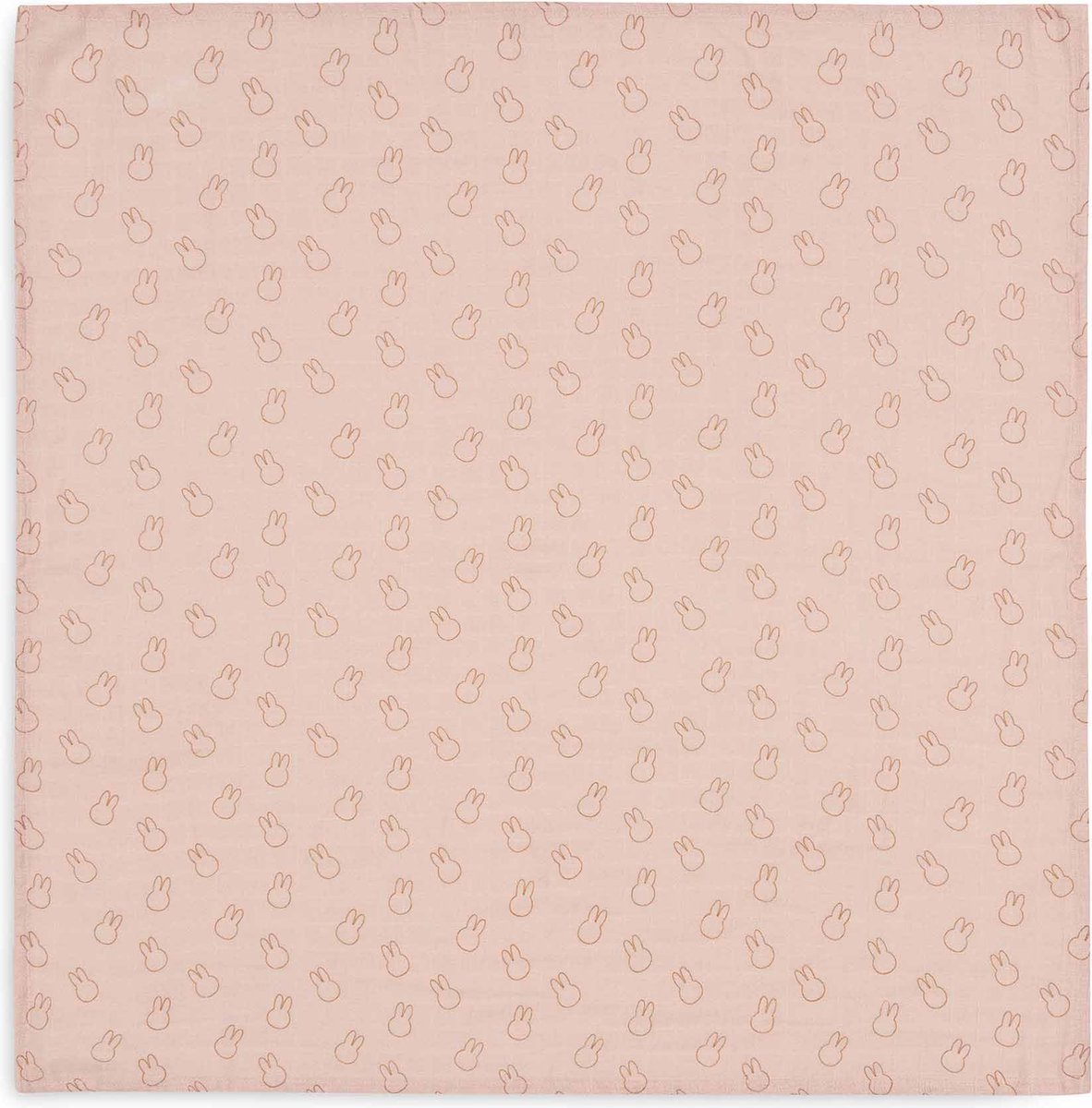 Goedkoopste Jollein x Nijntje - Hydrofiele Doek Small 70x70cm - Inbakerdoek, Spuugdoekjes, Baby Doeken - Zacht Katoen - 3 Stuks - Miffy Silhouettes Wild Rose