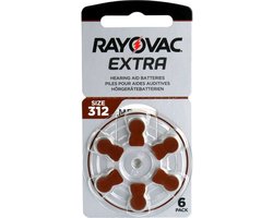Rayovac 312 extra advanced - 6 stuks