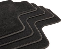 Automatten geschikt voor Ford KA/KA+ - 2008-2016 - 4-delig - Premium - Uitvoering: Bevestigingssysteem: Clips (met ovaal oog) met schroef