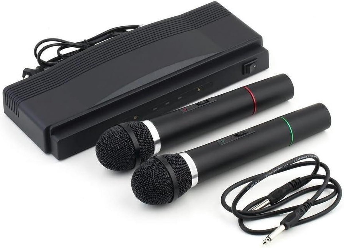 Karaokeset Draadloze Microfoons Draadloze Ontvanger Professioneel Karaoke