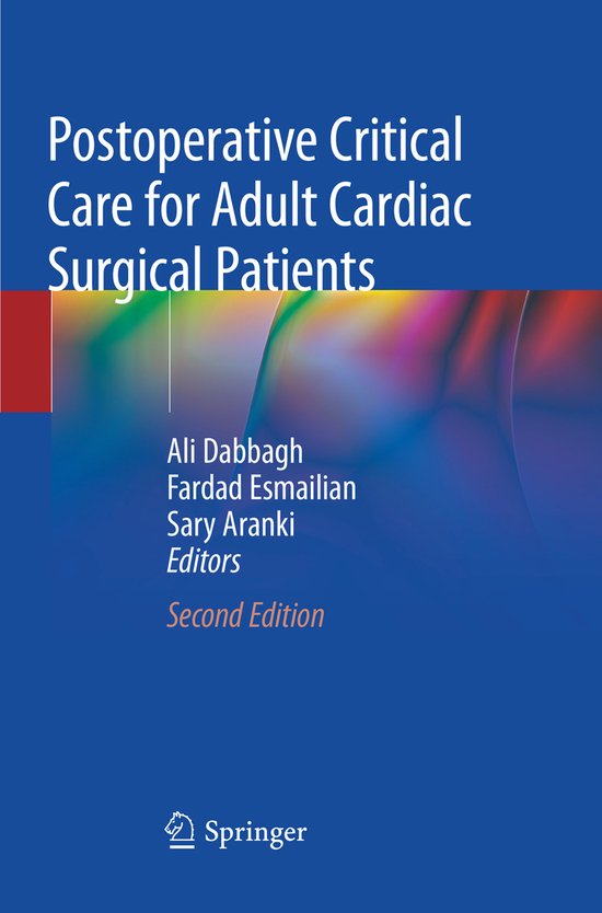 Postoperative Critical Care for Adult Cardiac Surgical Patie ... - cover