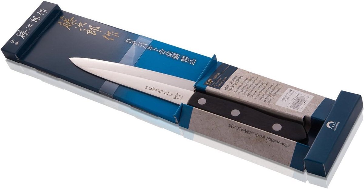 Multiuso 135 mm Koolstofstaal VG10 Japanse Keukenmessen met ECO Houten Handvat
