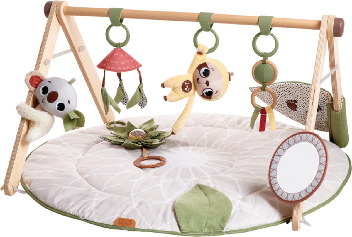 Tiny Love Boho Chic Luxe Developmental Gymini, Speelkleed voor Baby's, Houten Speelgoed Boog, Vanaf 0 Maanden — afbeelding 5