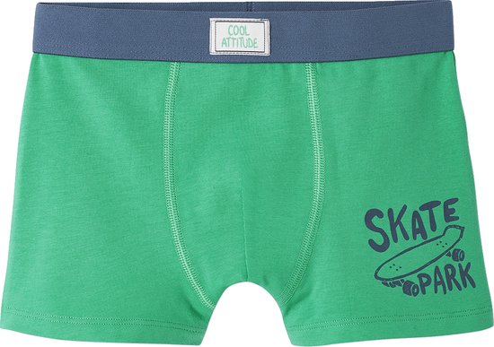 VERTBAUDET Lot De 5 Boxers Garçon Stretch Skate – Imprimés Cool, Élastique Large 'Cool Attitude', Ultra Confort Coton