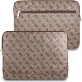 Housse pour ordinateur portable Guess 4G Uptown - 13 pouces - Marron