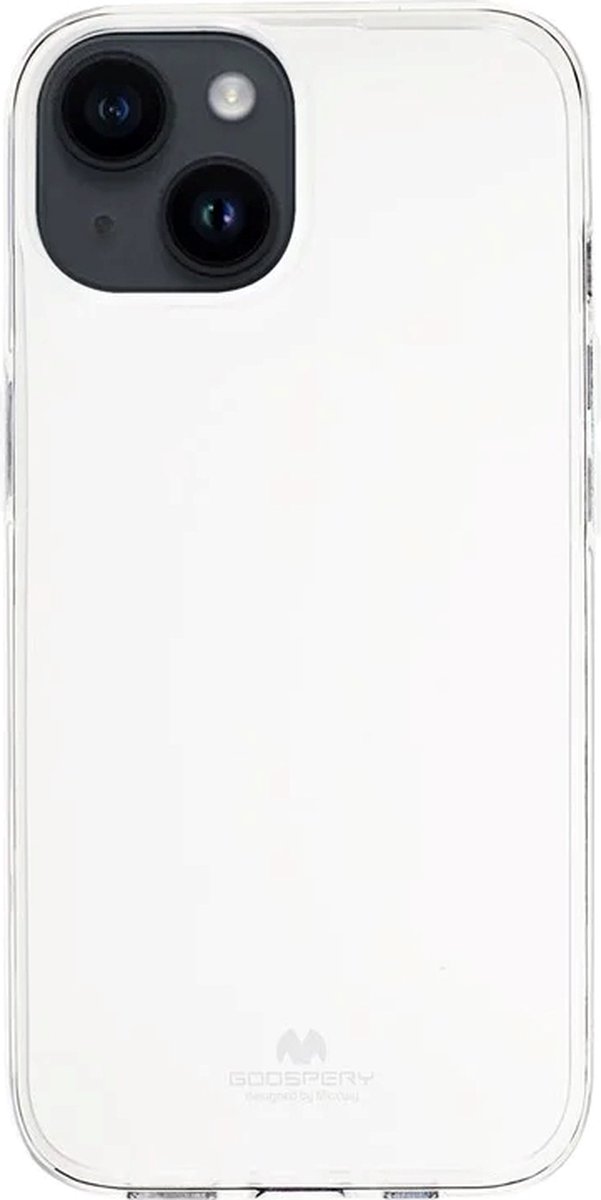 Goospery - iPhone 15 Plus - Backcover hoesje Jelly - Wit