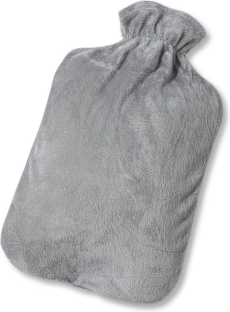 Goedkoopste Bovista Warmtekruik - Warmtekussen - Warmwaterkruik - Kruik - Met Hoes - Warmwaterzak - Knuffel - Bag - Grijs