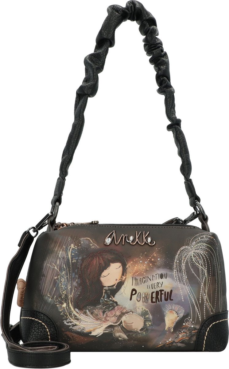 Anekke Schoudertas Dreamverse Crossbody Bag Darkbrown Donkerbruin