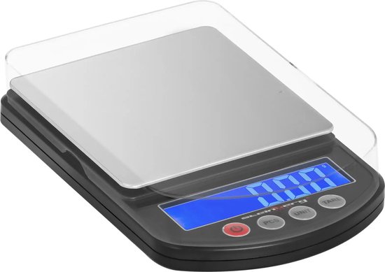 Steinberg Systems SBS-ZW-1502 - Weegschaal - Keukenweegschaal - 15 kg / 0,2 g accu 80 uur 3 LCD-displays RS232-interface - Telweegschaal