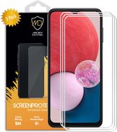 3-Pack MobyDefend Screenprotectors - Geschikt voor Samsung Galaxy A13 (4G) - Case-Friendly Screensaver - Gehard Glas