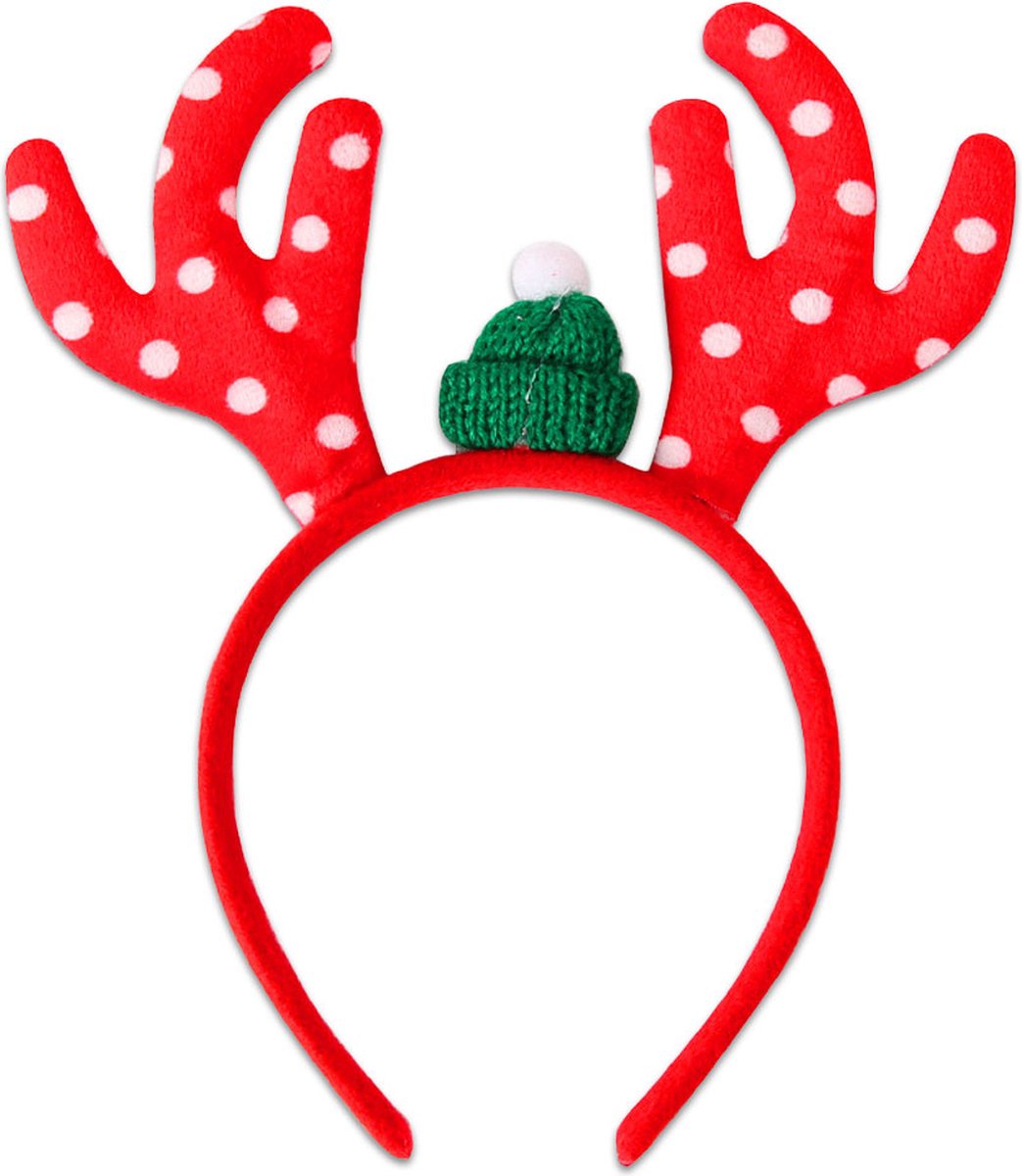 LUQ - Gewei - Diadeem - Kerst - Kerstdiadeem - Tiara - Kersthaarband - Kerstversiering - Kinderen - Volwassenen
