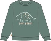 Frogs and Dogs - Dino Buddy Trui | Goblin Blue - Katoen - Maat 80