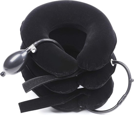 Opblaasbaar nekkussen zwart - koop online