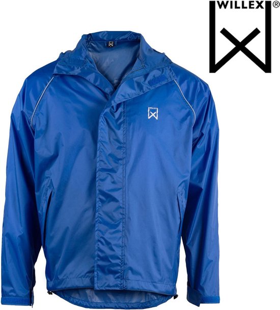 Regenjack ademend Blauw