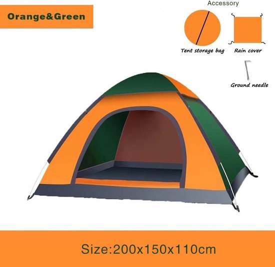 tent voor 2-3 personen, strandtent, snelle opstelling, waterdicht, licht, camping, ademend, voor kamperen, klimmen, vissen, survival, of festivals van Forceatt — afbeelding 5
