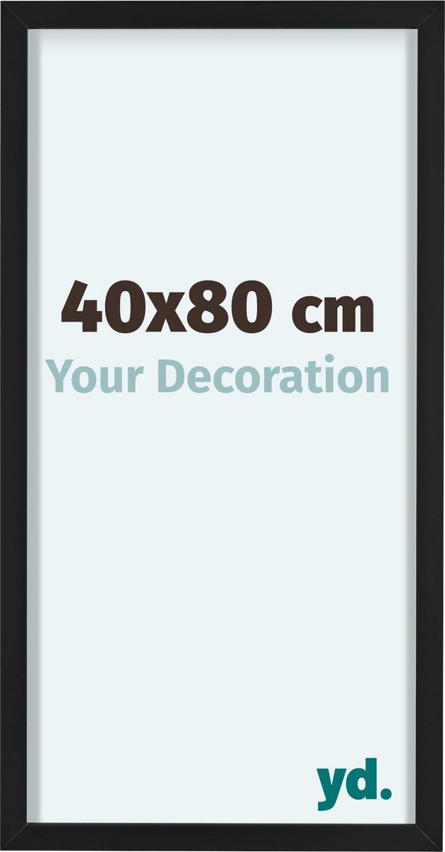 yd. Your Decoration - Fotolijst 40x80 cm - Aluminium - Zwart - Virginia