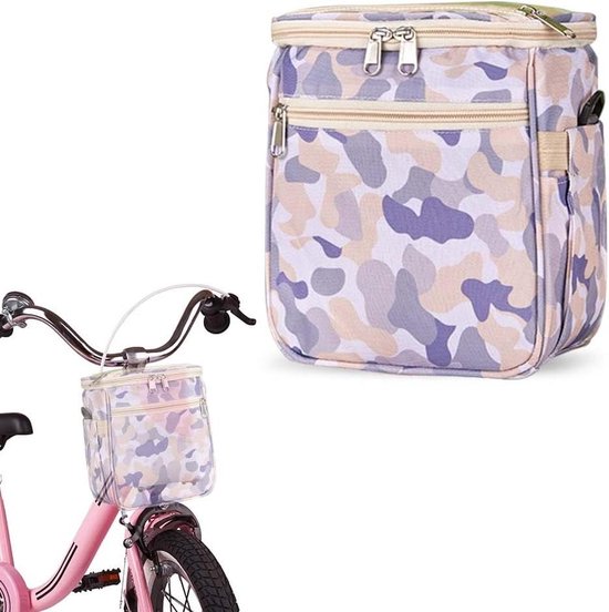 Stuurtas Fiets Kinderen Loopfietsmand Paars