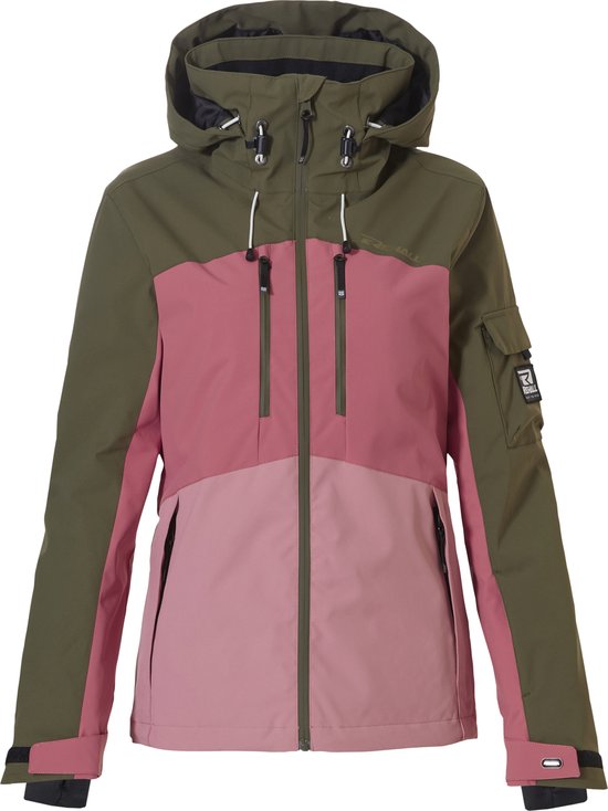 Rehall ROME-R Veste de sports d'hiver pour femme Rose S - Veste de ski - Veste de snowboard - Veste doublée