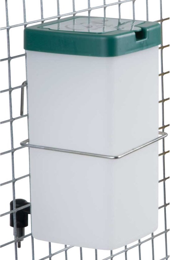 Drinkfles Konijn - Wit - Groen Deksel - 1 L