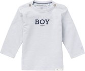 Noppies Jongen Tee Newman - Grey Blue - Maat 56