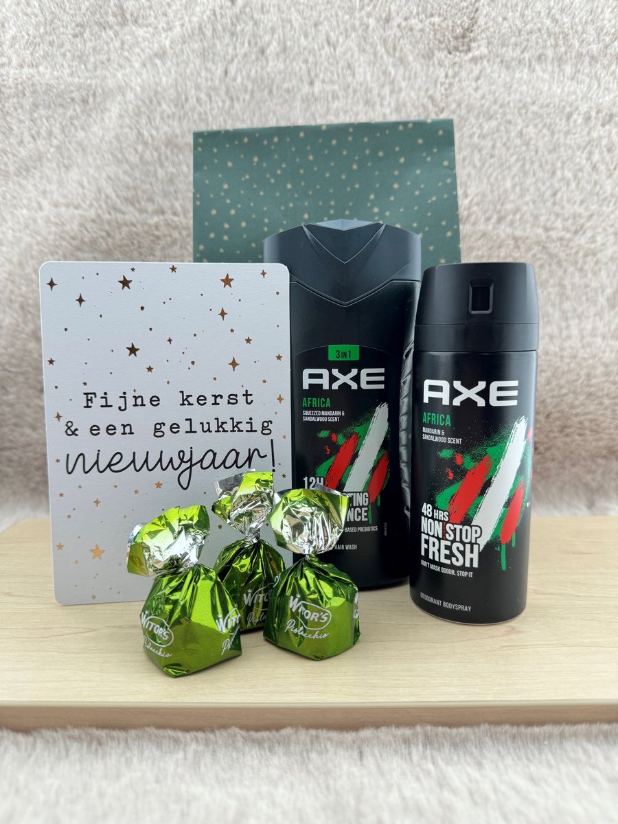 Goedkoopste Nieuwjaar •Cadeaupakket Axe Africa• Heren• - Leuk om cadeau te geven - Perfect Gifts