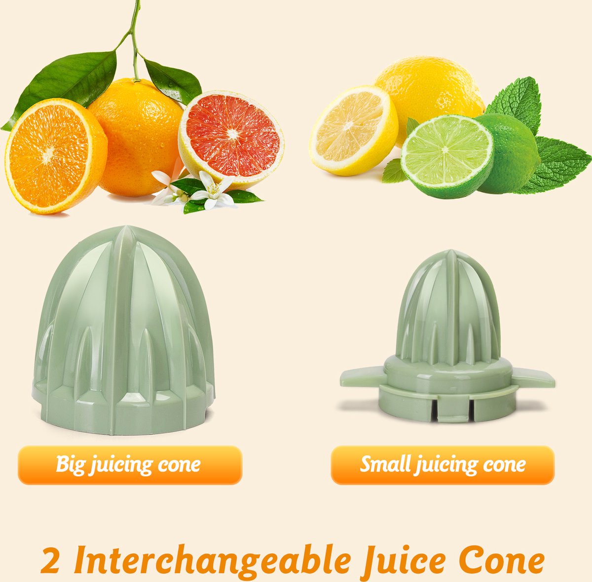Aigostar Citruspers 40W - Compact sinaasappelpers 0,7L thumbnail 2