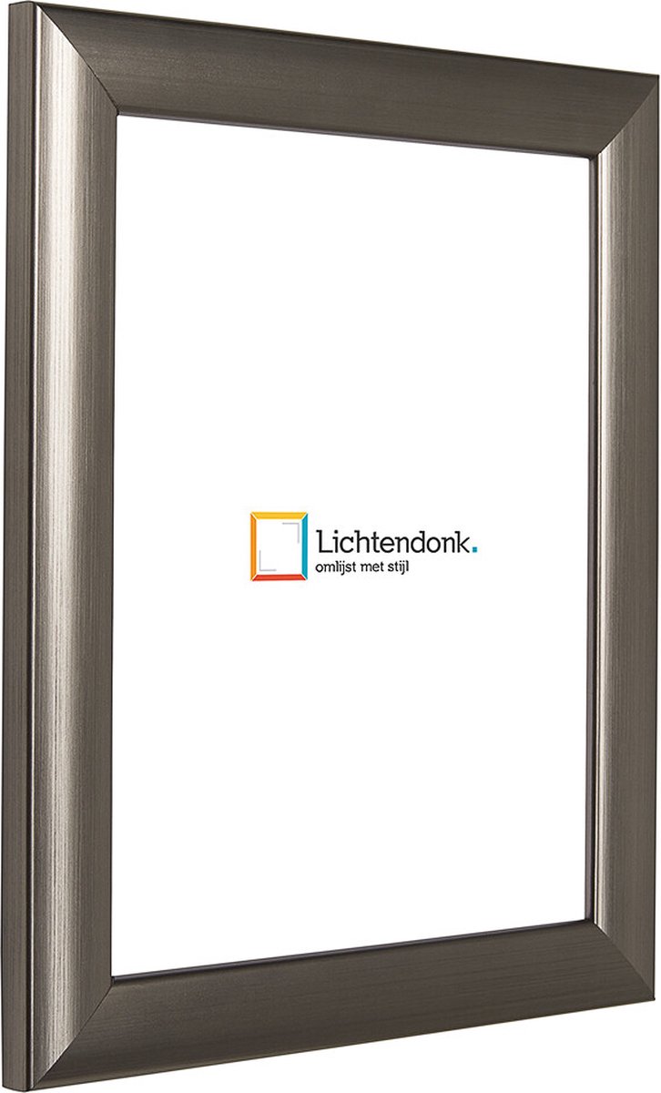 Lichtendonk Fotolijst - Fotokader - Antraciet - Fotomaat 40x55 - Ontspiegeld glas - Art.nr. 10409640551