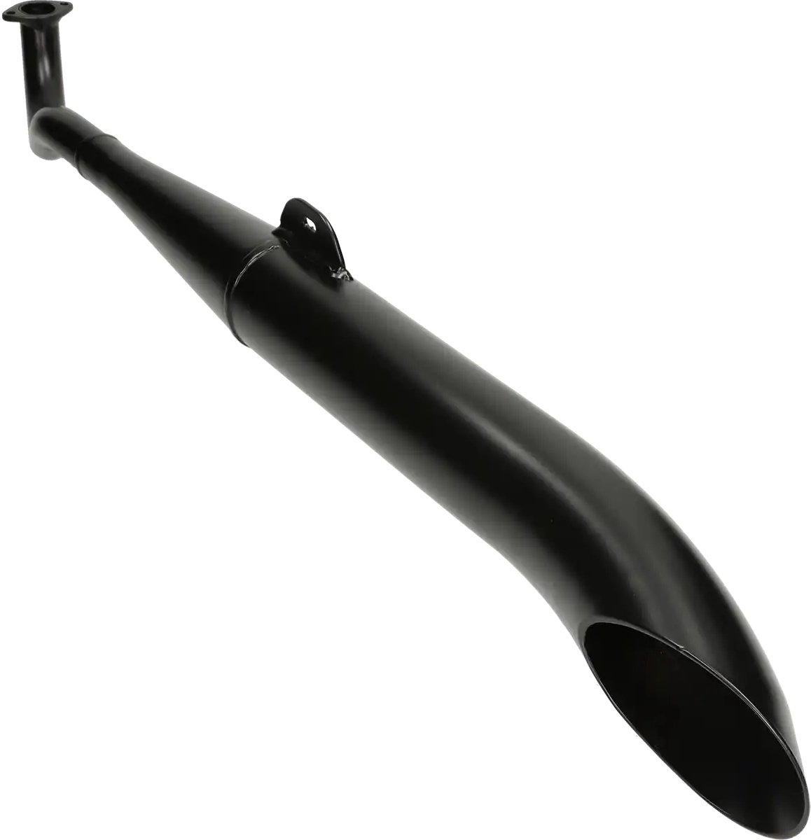 Uitlaat Jamarcol Sidepipe 28mm voor Puch Maxi zwart