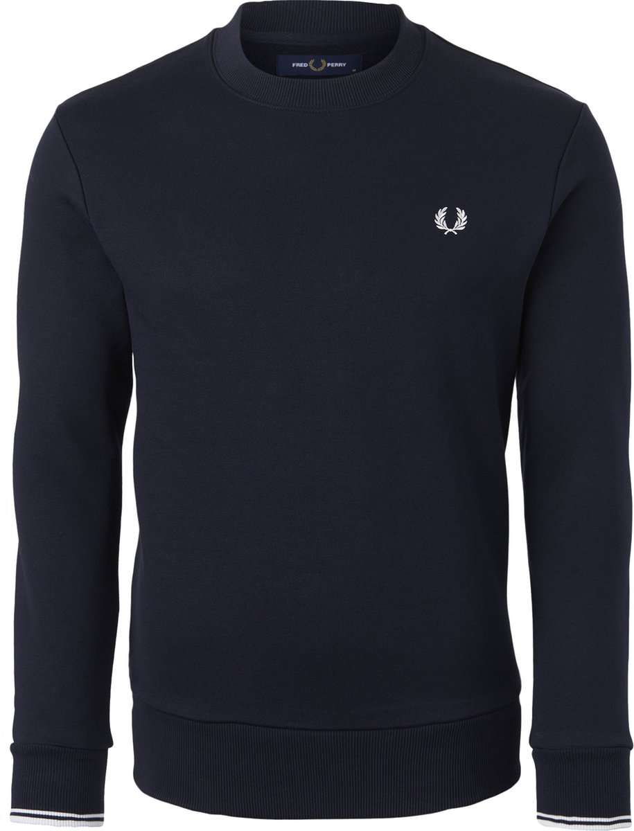 Fred Perry Sweater Logo – Heren Sweaters Blauw