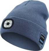 Bluetoothmuts – Blauw – Gadget voor bellen en muziek luisteren