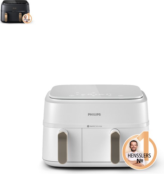 Philips 3000 Series NA353/10 Heteluchtfriteuse 9L Zilver - Philips - €195,00
