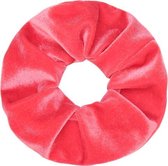 Scrunchie Sweet Velvet|Haarelastiek|Haarwokkel|Koraal roze