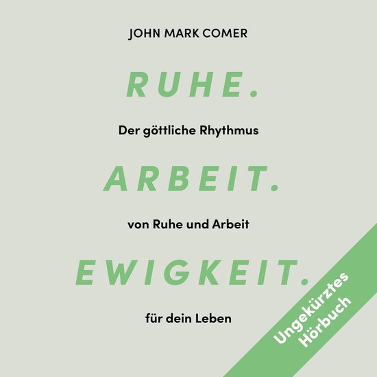 Ruhe. Arbeit. Ewigkeit. - cover