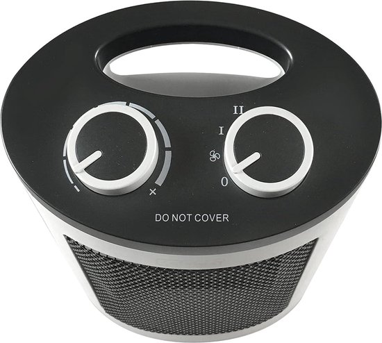Ninonly Mini-ventilatorkachel, energiebesparend, stil, 1200 W