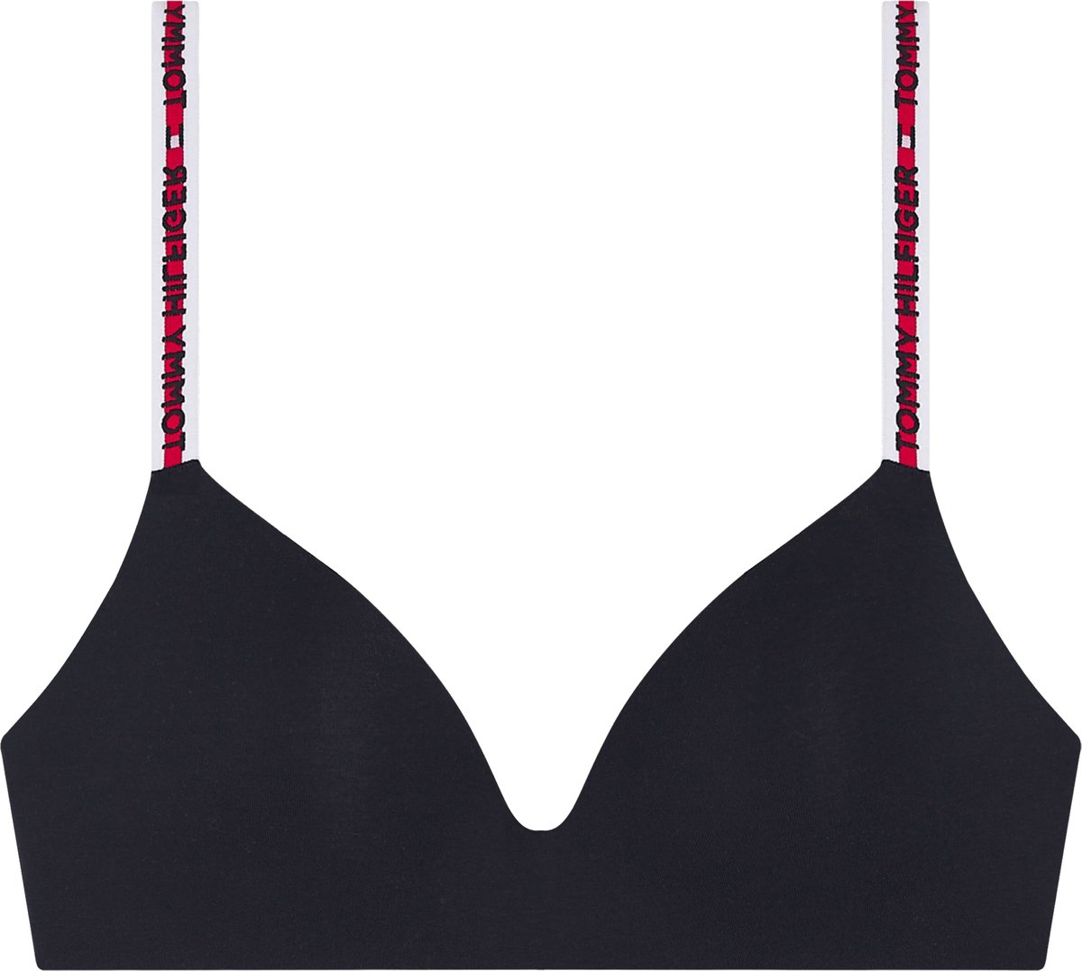 Tommy Hilfiger dames Nature Tech triangel BH - katoen met modal gevoerd - donkerblauw