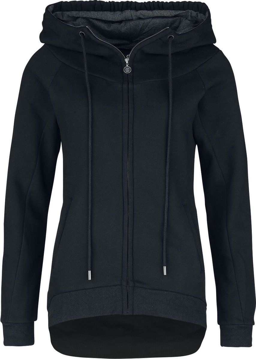 R.E.D. Rock-Engineered Design Zwart lang sweatjack - Dames - M