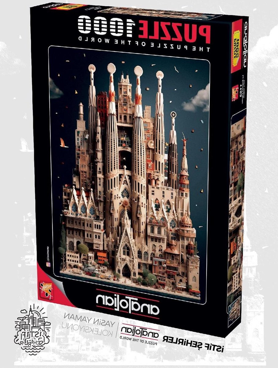 La Sagrada Familia 1000 stukjes puzzel uitdagende legpuzzel 1163