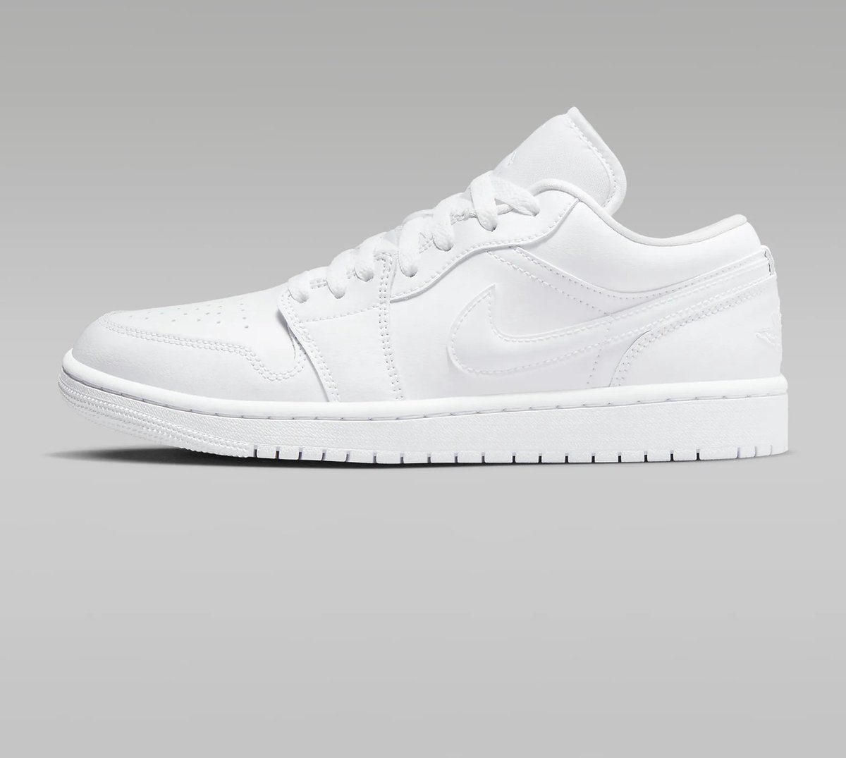 Nike Air Jordan 1 Low – “Triple ” Sneakers Dames Doos Zonder Deksel Wit