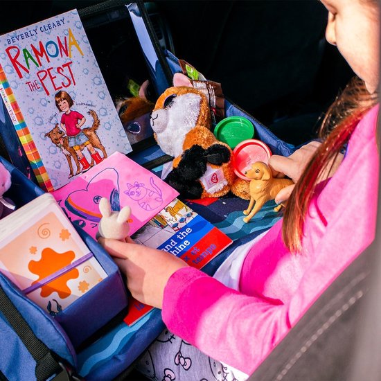 Kinderautostoel tafelblad voor peuters - reistafel voor kinderen - schootdienblad voor vliegtuig - kinderreisbureau - autostoel accessoires - road trip activiteiten reistafel voor kinderen