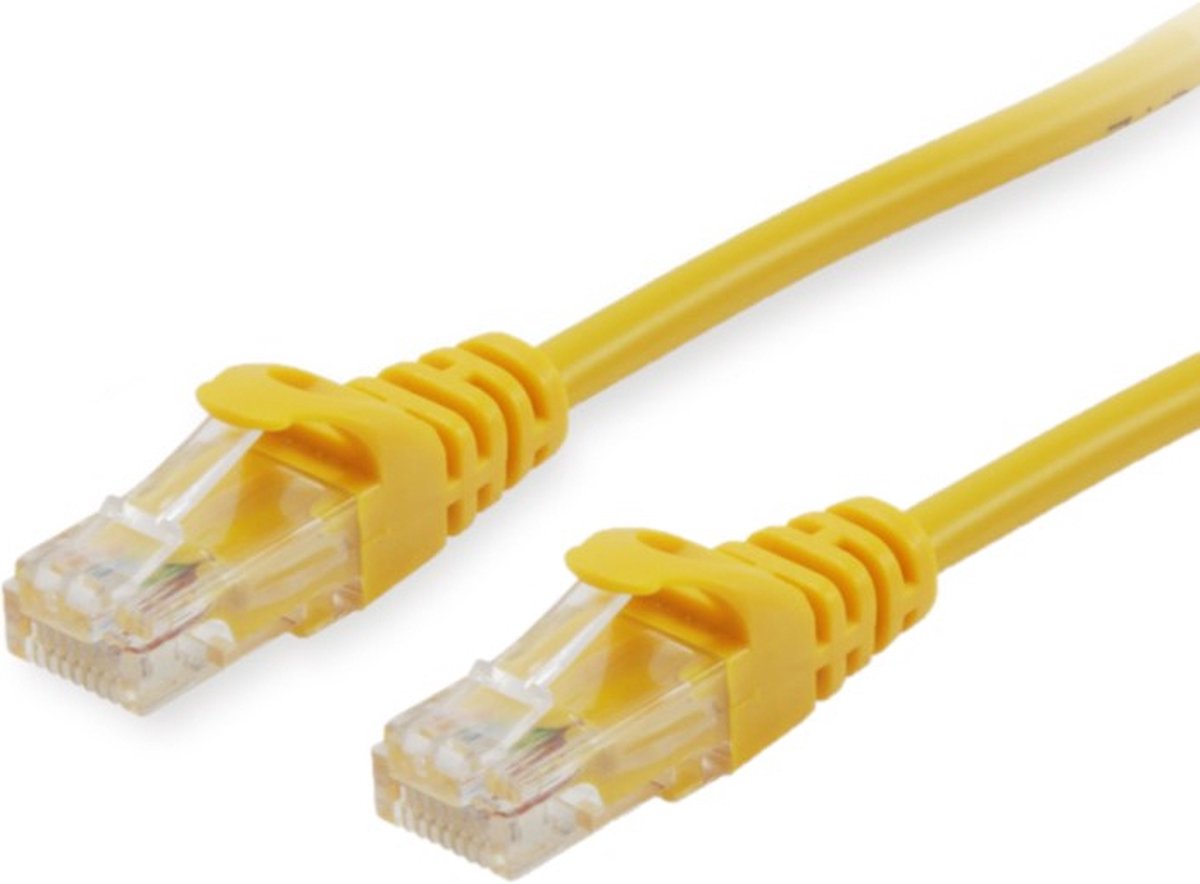 Equip 603161 netwerkkabel Geel 0,15 m Cat6a U/UTP (UTP)