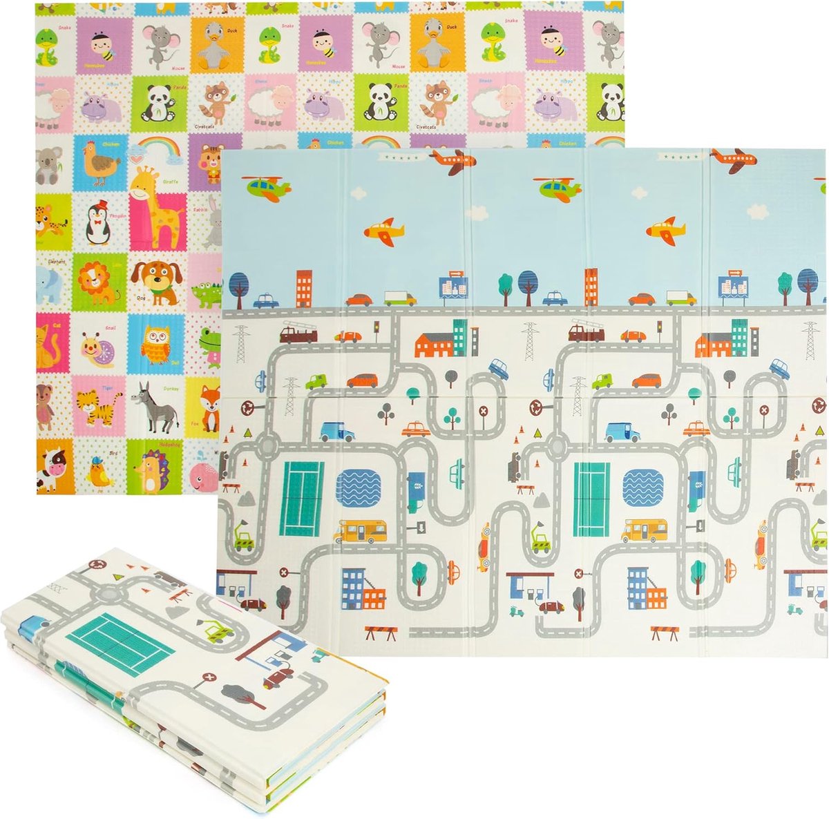 Goodivery ® Baby Speelkleed en Kruipmat met Veiligheid en Comfort voor Kinderen van 1.8x2m