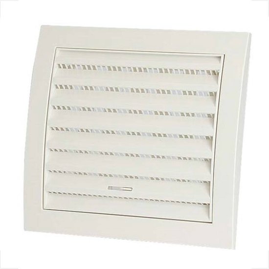 Grille murale Europlast orientable 150x150 blanche - N10R