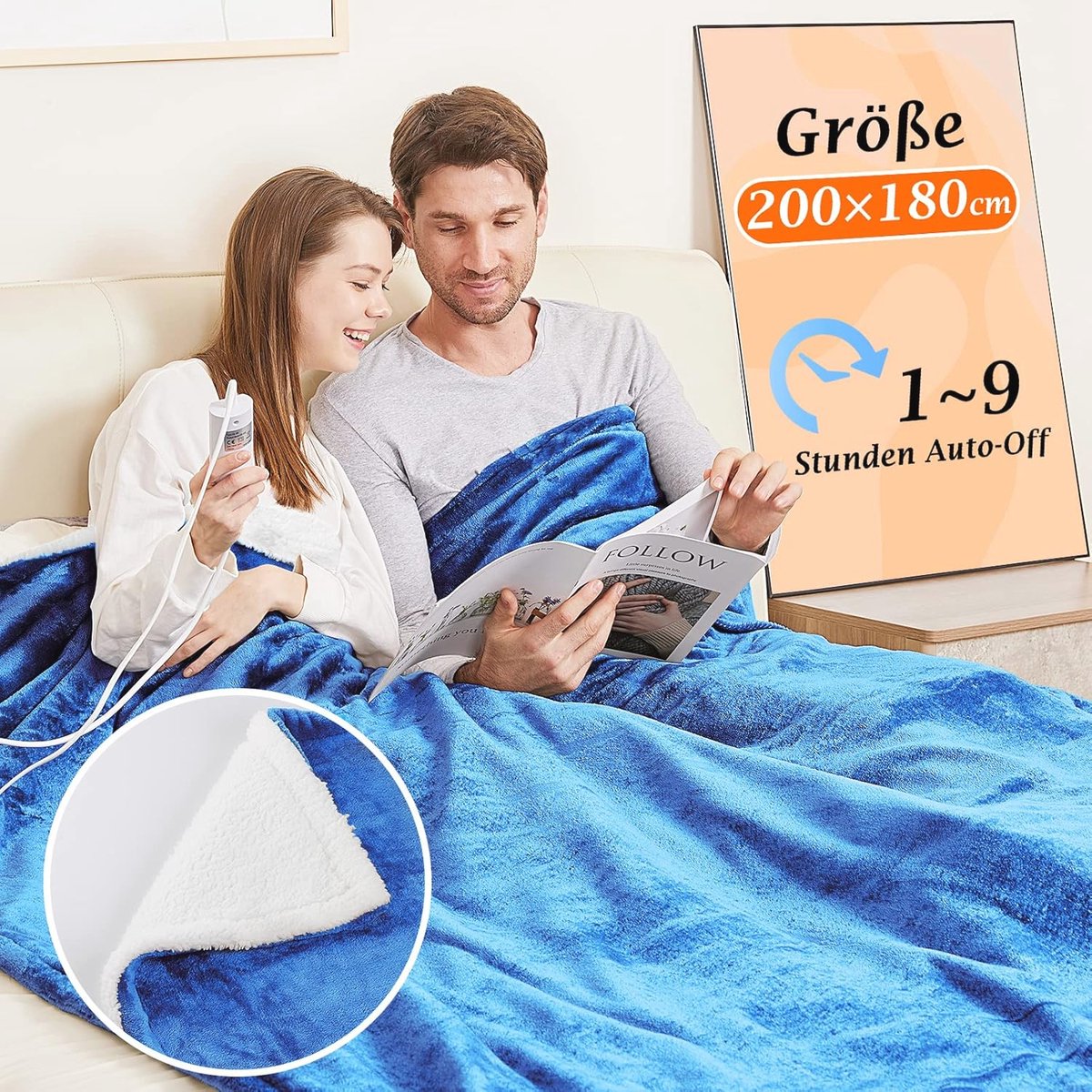 Elektrische Dekens voor Comfortabele Warmte - 180 x 200 cm