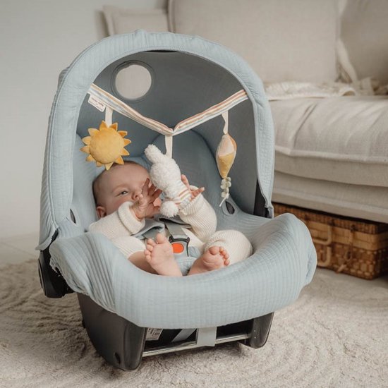 Little Dutch - Voetenzak autostoeltje 0+ Pure Soft Blue