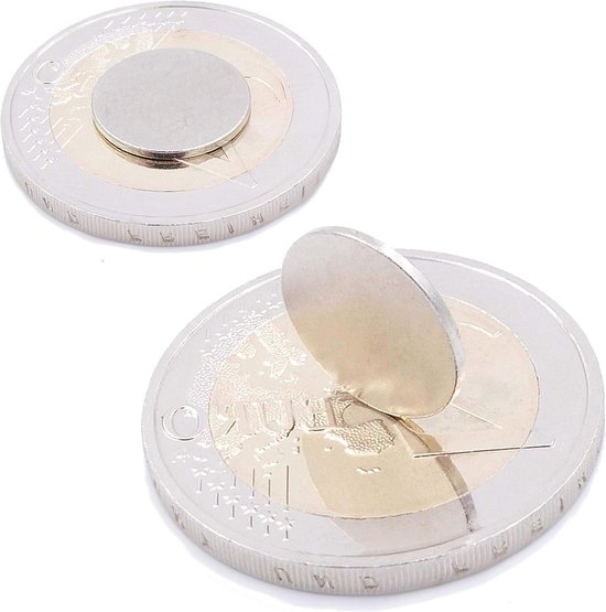 Brudazon | 10 Mini Schijfmagneten 12x5mm | N52 sterkste niveau - Neodymium Magneten super sterk | Power Magneet voor Model Making, Foto, Whiteboard, Koelkast, Crafting | klein, rond & extra sterk