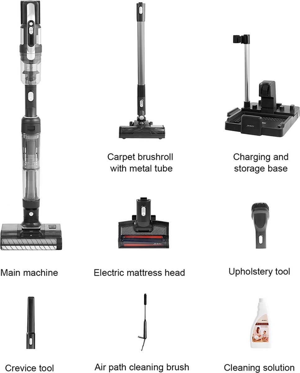 JIMMY PW11 Pro Max Snoerloze Stofzuiger met Hete Lucht Sneldroog - afbeelding 3