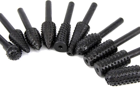 Sworker Hardmetalen braamset compatibel met Dremel 1/8 inch