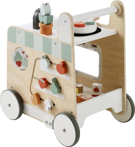 Vertbaudet Ma première cuisine chariot de marche en bois