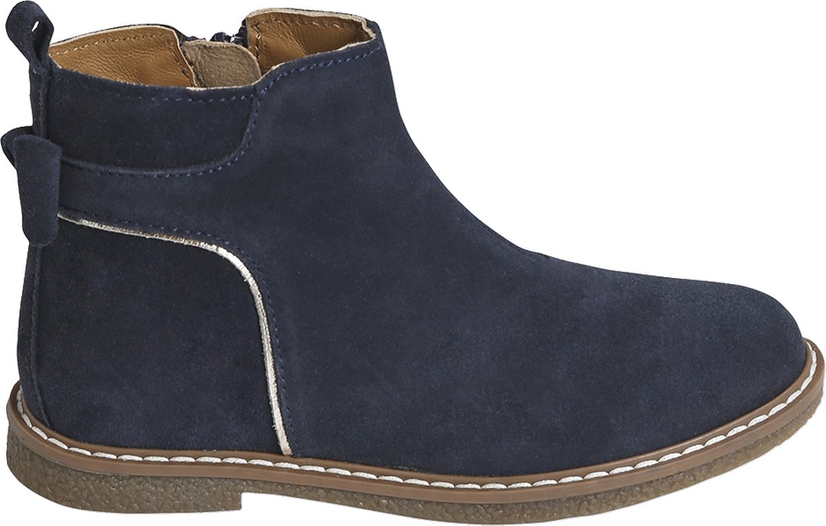 Vertbaudet Leren laarsjes voor meisjes Blauw