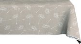 Nappe Fluff Fleur Beige 140x220cm - Nappe Lavable - Plastique